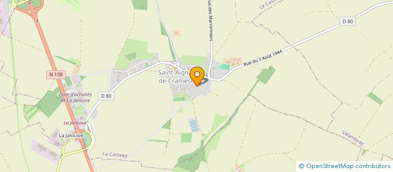 localisation de l'entreprise MONSIEUR KELLY BERCA  LE CASTELET