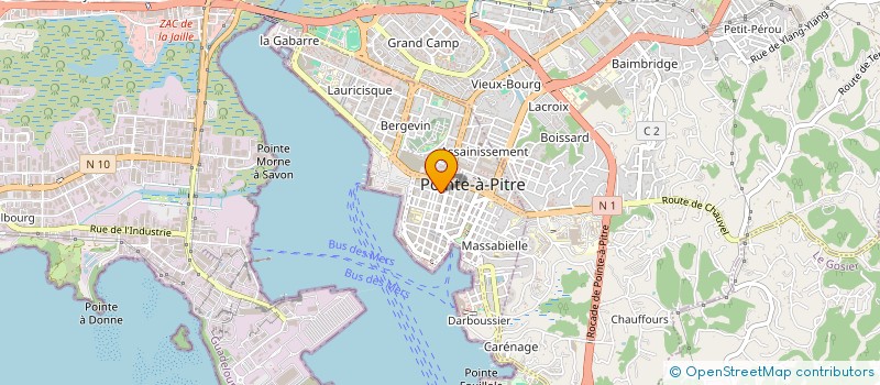 localisation de l'entreprise MONSIEUR KELLY DERNAULT à POINTE A PITRE