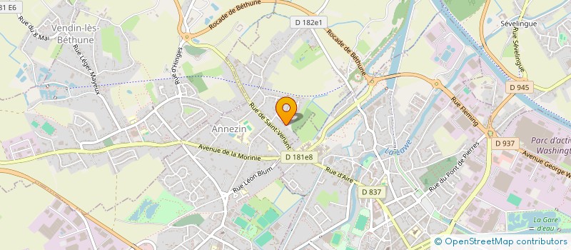 localisation de l'entreprise MONSIEUR KELLY FERREIRA  ANNEZIN