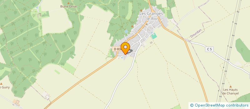localisation de l'entreprise MONSIEUR KELLY NOEL à LES GRANGES-LE-ROI