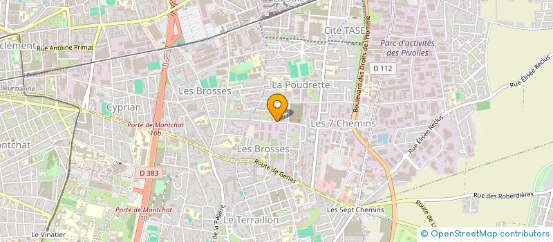 localisation de l'entreprise MONSIEUR KELLYAN RAINETTE  VAULX-EN-VELIN