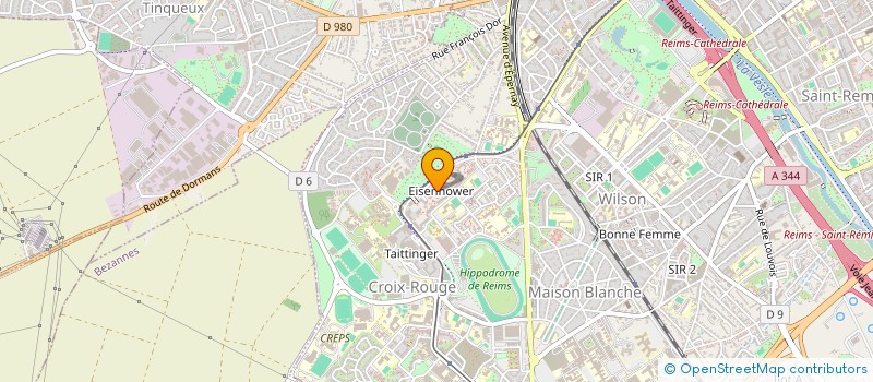 localisation de l'entreprise MONSIEUR KELVIN ALEX  REIMS