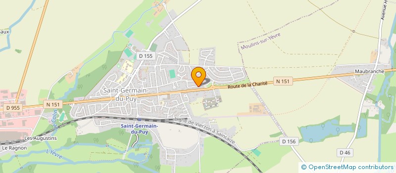 localisation de l'entreprise MONSIEUR KELVIN BURGEVIN  SAINT-GERMAIN-DU-PUY