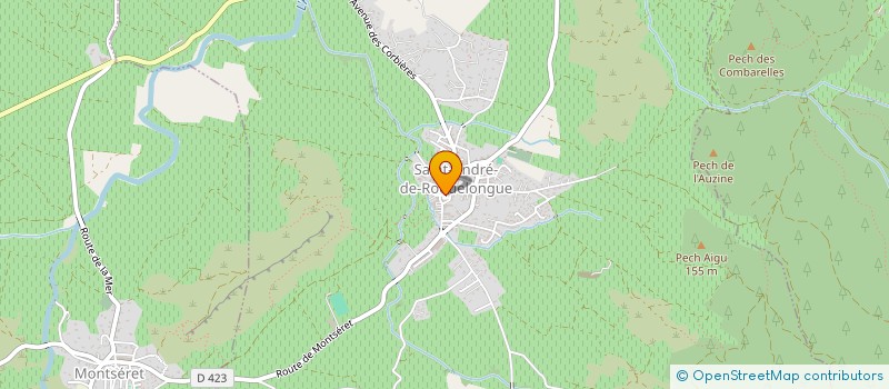 localisation de l'entreprise MONSIEUR KELVIN CHAOULIA  SAINT-ANDRE-DE-ROQUELONGUE