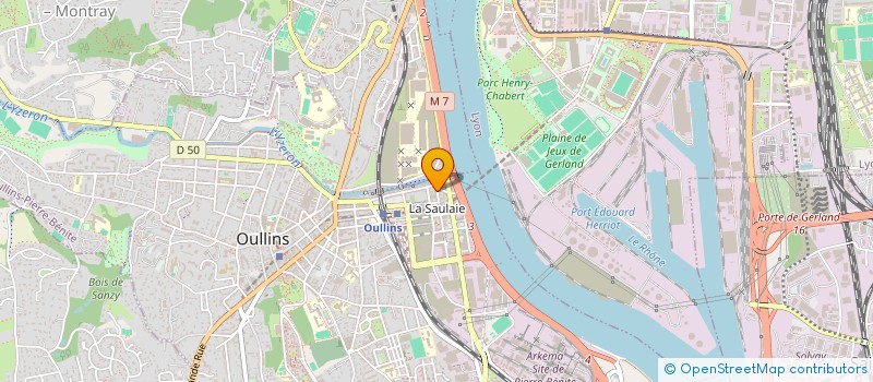 localisation de l'entreprise MONSIEUR KELVIN FATMI  OULLINS-PIERRE-BENITE