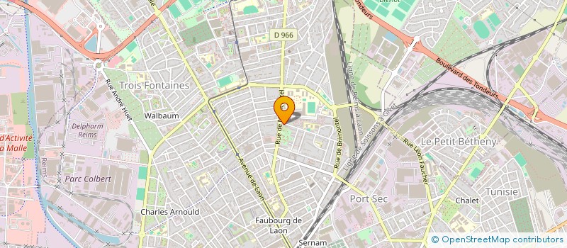 localisation de l'entreprise MONSIEUR KELVIN MUSART  REIMS