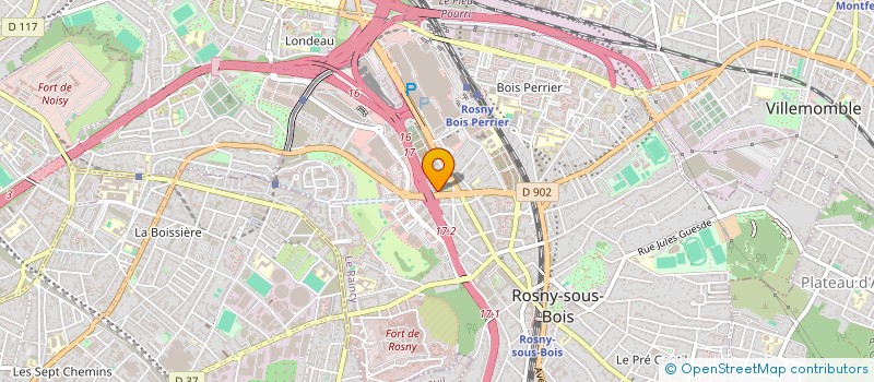 localisation de l'entreprise MONSIEUR KELVIN WINDRESTEIN à ROSNY-SOUS-BOIS