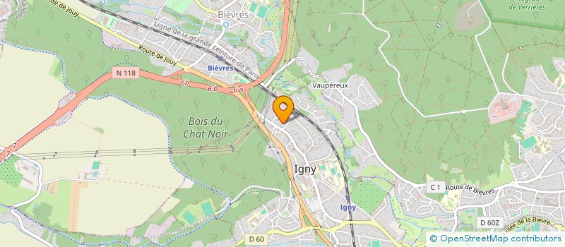 localisation de l'entreprise MONSIEUR KELVYN BELLEMENT  IGNY