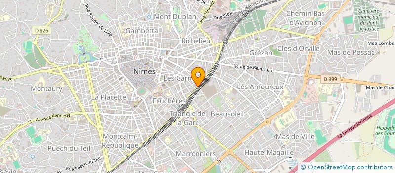 localisation de l'entreprise MONSIEUR KELYAN BLONDIN  NIMES