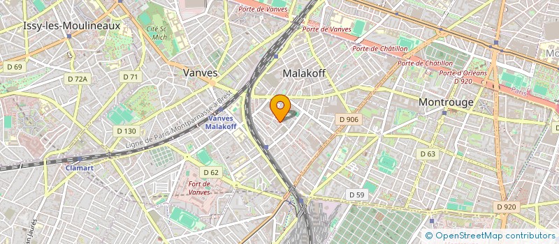 localisation de l'entreprise MONSIEUR KELYAN FENNAS  MALAKOFF