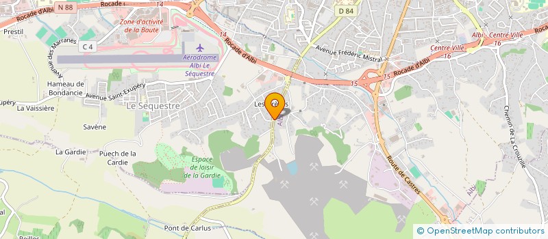 localisation de l'entreprise MONSIEUR KELYAN GABAUDE à ALBI