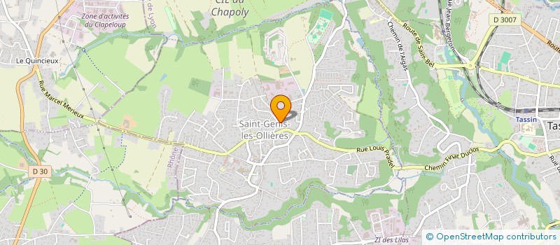 localisation de l'entreprise MONSIEUR KELYAN GUERRERO  SAINT-GENIS-LES-OLLIERES