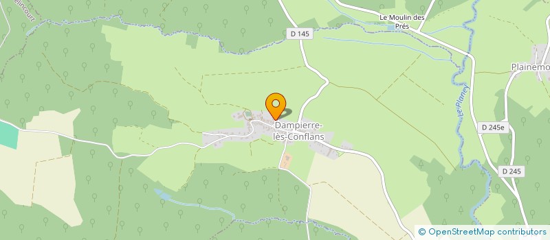 localisation de l'entreprise MONSIEUR KELYAN LAMBING  DAMPIERRE-LES-CONFLANS