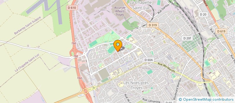 localisation de l'entreprise MONSIEUR KELYAN LOYALE  LA CHAPELLE-SAINT-LUC