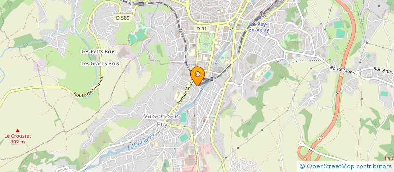 localisation de l'entreprise MONSIEUR KELYAN MEJEAN  VALS-PRES-LE-PUY