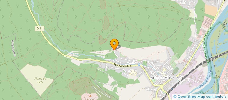 localisation de l'entreprise MONSIEUR KELYAN MENASRI  ARS-SUR-MOSELLE