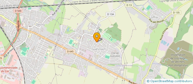 localisation de l'entreprise MONSIEUR KELYAN SAVONA  GUESNAIN