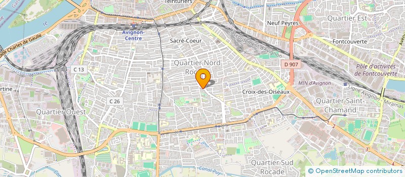 localisation de l'entreprise MONSIEUR KELYAN SEDDIKI  AVIGNON