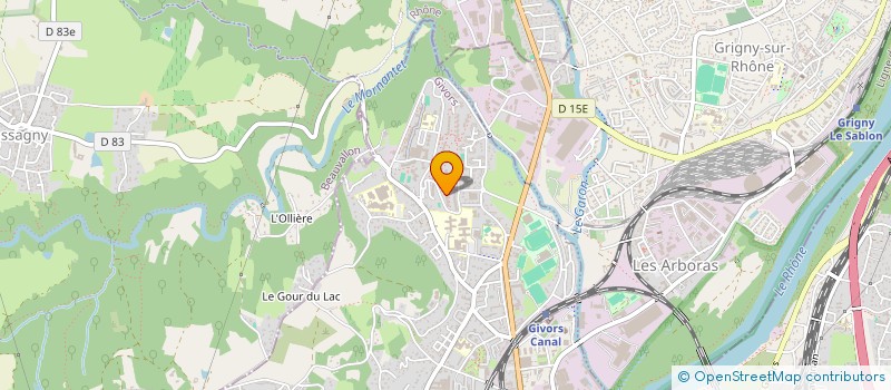 localisation de l'entreprise MONSIEUR KEMAL AKSOY  GIVORS