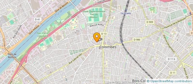 localisation de l'entreprise MONSIEUR KEMAL AMAZOUZ à COLOMBES