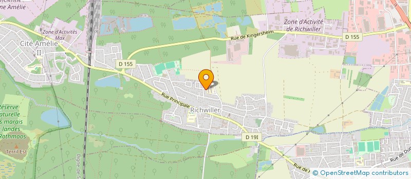 localisation de l'entreprise MONSIEUR KEMAL BULUT  RICHWILLER