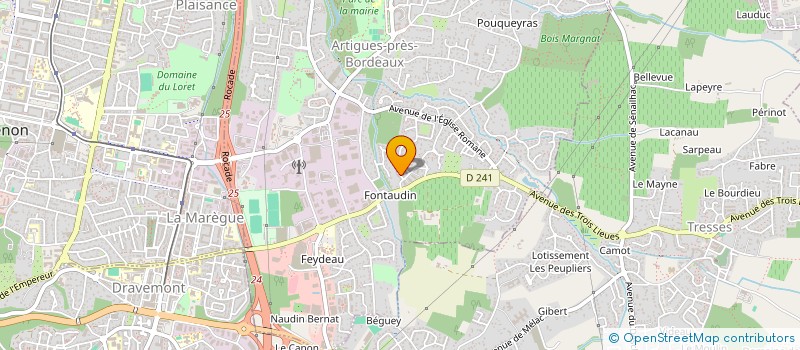 localisation de l'entreprise MONSIEUR KEMAL CAKMAK  ARTIGUES-PRES-BORDEAUX