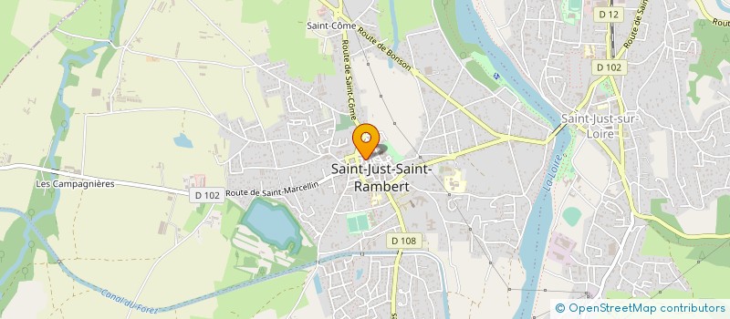 localisation de l'entreprise MONSIEUR KEMAL CAN  SAINT-JUST-SAINT-RAMBERT