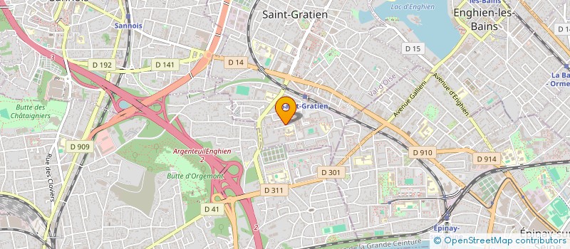 localisation de l'entreprise MONSIEUR KEMAL EROKSUZ  SAINT-GRATIEN