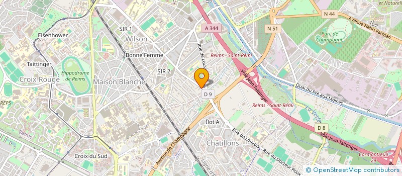 localisation de l'entreprise MONSIEUR KEMAL KOCA  REIMS