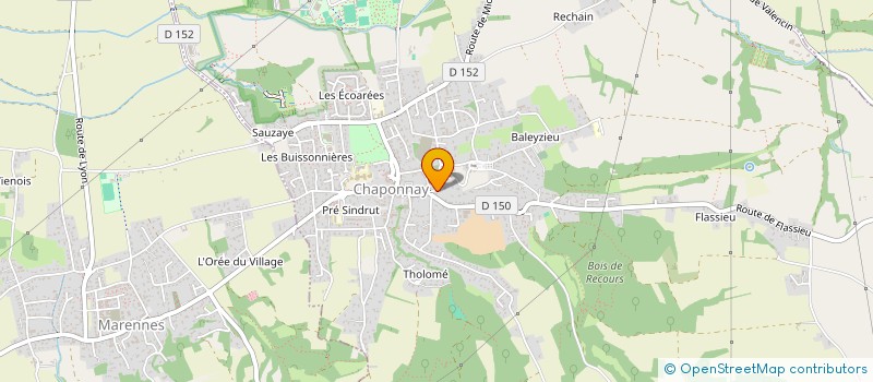 localisation de l'entreprise MONSIEUR KEMAL KOYCU  CHAPONNAY