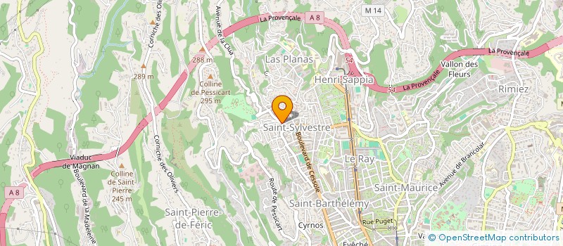 localisation de l'entreprise MONSIEUR KEMAL SAHIN  NICE