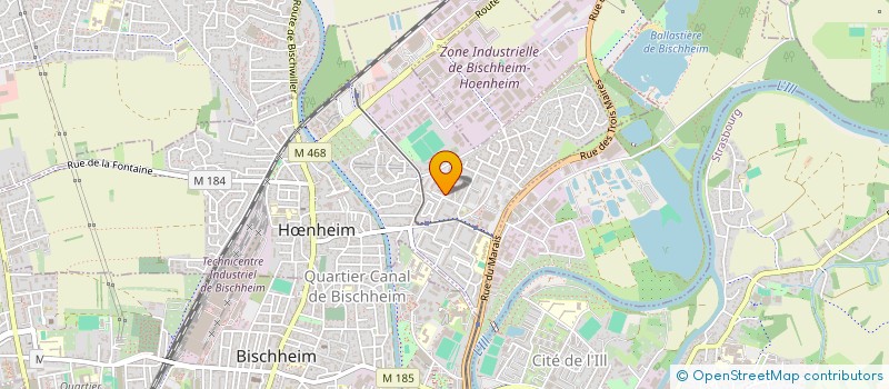 localisation de l'entreprise MONSIEUR KEMAYOU NOUMBA  HNHEIM