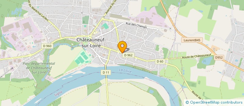 localisation de l'entreprise MONSIEUR KEMEL ABLEKIMOGLU à CHATEAUNEUF-SUR-LOIRE
