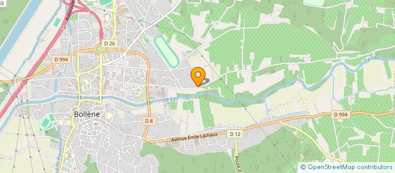 localisation de l'entreprise MONSIEUR KEMEL CHEBBI à BOLLENE