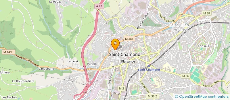 localisation de l'entreprise MONSIEUR KEMIS BENDJEFFEL  SAINT-CHAMOND