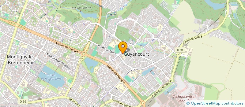 localisation de l'entreprise MONSIEUR KEMIS GORY  GUYANCOURT