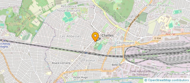 localisation de l'entreprise MONSIEUR KEMIS PAIS DE FIGUEIREDO  CHELLES