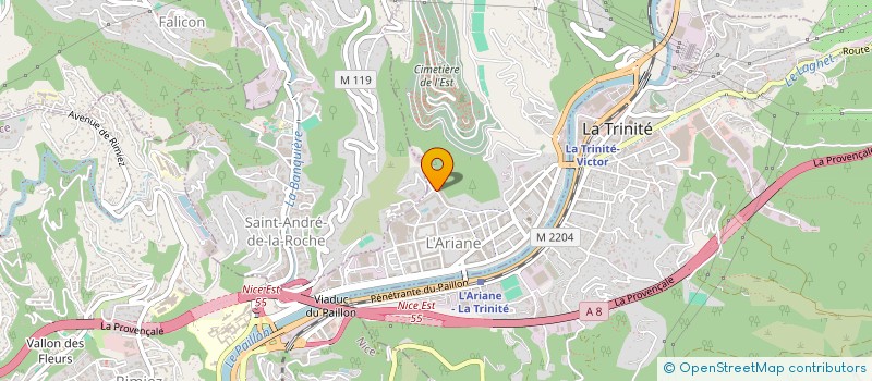 localisation de l'entreprise MONSIEUR KEMISSY ELAMAMI à NICE