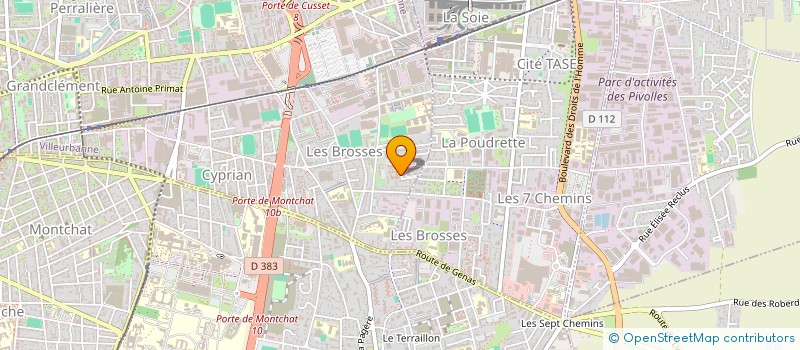 localisation de l'entreprise MONSIEUR KEMOH TARAWALLY  VILLEURBANNE