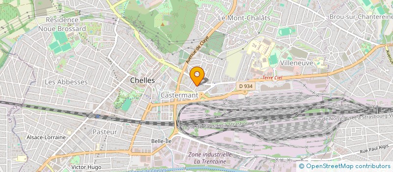 localisation de l'entreprise MONSIEUR KEMOKHO KORA  CHELLES