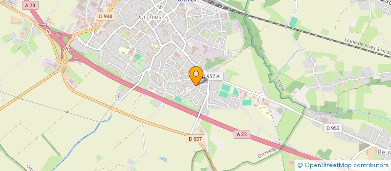 localisation de l'entreprise MONSIEUR KEMY PEPIN  ORCHIES