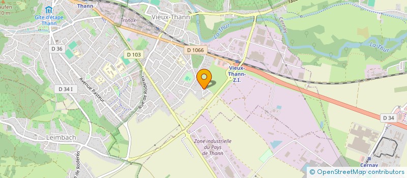 localisation de l'entreprise MONSIEUR KEN ADEL  VIEUX-THANN