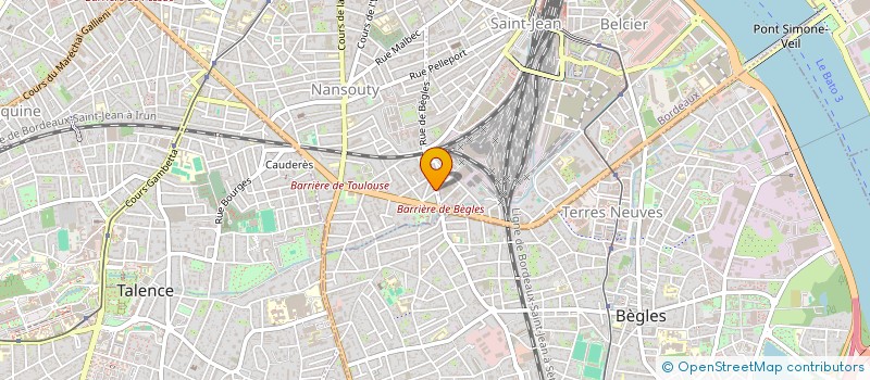 localisation de l'entreprise MONSIEUR KEN AMEGEE  BORDEAUX