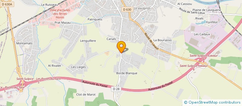 localisation de l'entreprise MONSIEUR KEN BEAUTOUR à SAINT-SULPICE-LA-POINTE