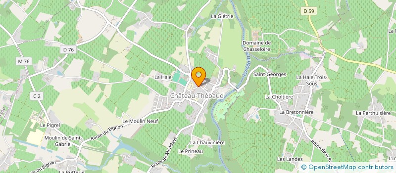 localisation de l'entreprise MONSIEUR KEN BELLOC  SAINT-FIACRE-SUR-MAINE