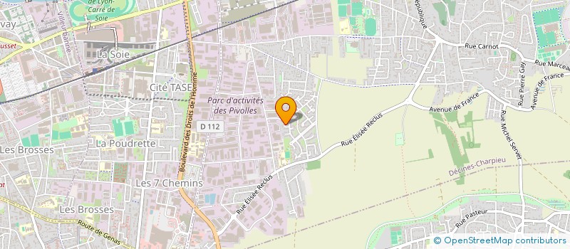 localisation de l'entreprise MONSIEUR KEN BEUFFRE  DECINES-CHARPIEU