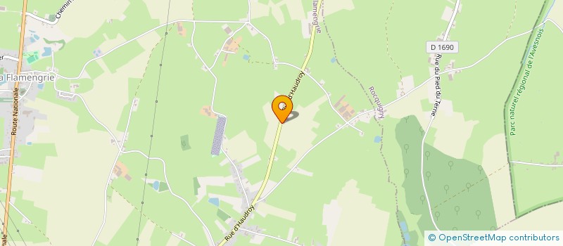 localisation de l'entreprise MONSIEUR KEN CAFFIAUX  LA FLAMENGRIE