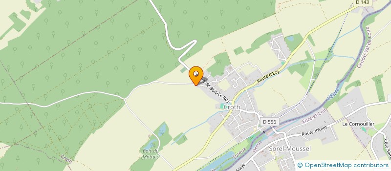 localisation de l'entreprise MONSIEUR KEN CHATELAIN  CROTH