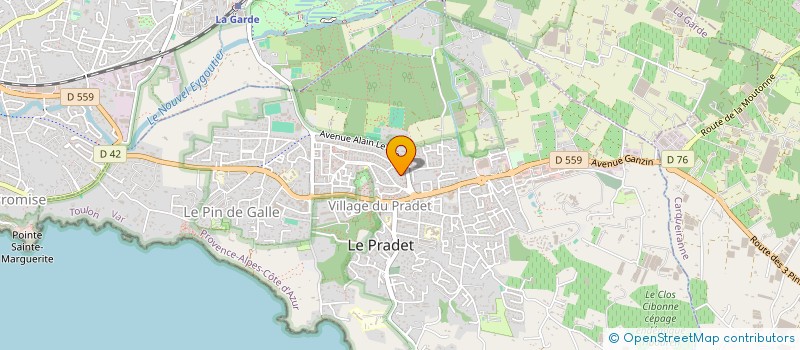 localisation de l'entreprise MONSIEUR KEN CHEUNG HING  LE PRADET