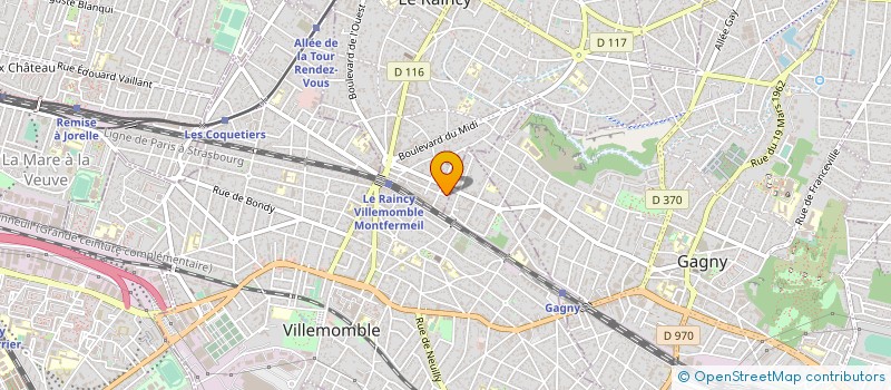 localisation de l'entreprise MONSIEUR KEN FONSECA  LE RAINCY